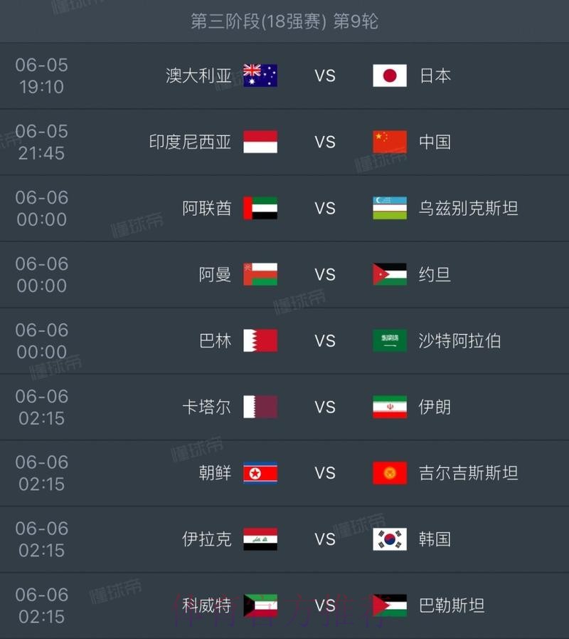 2026世界杯小组赛赛程详细 2026世界杯小组赛赛程详细